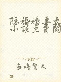 隐婚娇妻太撩人小说免费阅读