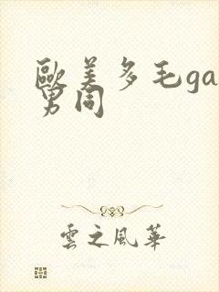 欧美多毛gay男同