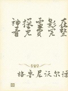 神探电影在线观看免费完整版