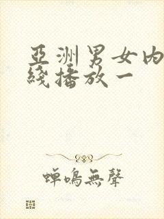 亚洲男女内射在线播放一