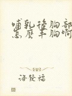 哺乳后胸部下垂怎么丰胸啊