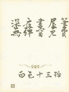 深夜书屋笔趣阁无弹窗免费阅读