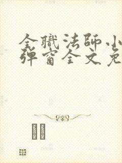 全职法师小说无弹窗全文免费阅读