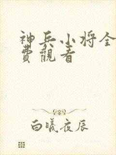 神兵小将全集免费观看
