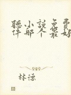 听小说免费的软件哪个最好封面