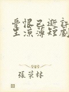 爱恨已逝许我半生凉薄短剧在线观看全集