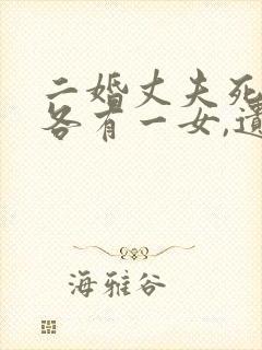 二婚丈夫死亡,各有一女,遗产继承