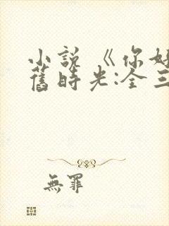 小说 《你好,旧时光:全三册》封面