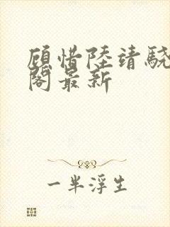 顾惜陆靖骁笔趣阁最新