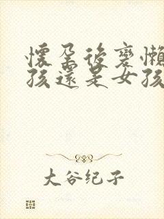 怀孕后变懒是男孩还是女孩封面