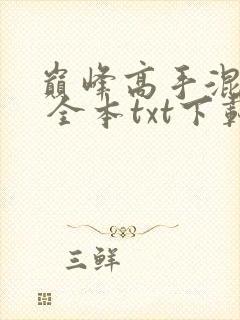 巅峰高手混花都 全本txt下载