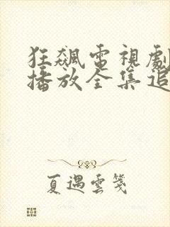 狂飙电视剧免费播放全集追剧网