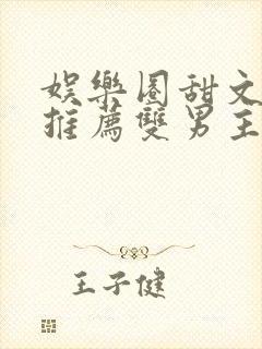 娱乐圈甜文小说推荐双男主