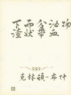 下面分泌物豆腐渣状带血