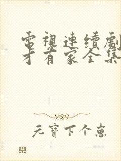 电视连续剧有你才有家全集免费