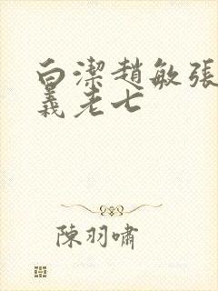 白洁赵敏张倩高义老七封面