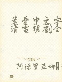 叶爱中文字幕高清电视剧全集