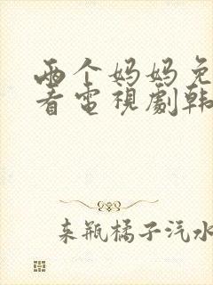 两个妈妈免费观看电视剧韩剧全集封面