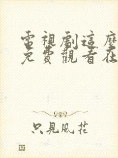 电视剧这么多年免费观看在线高清观看封面