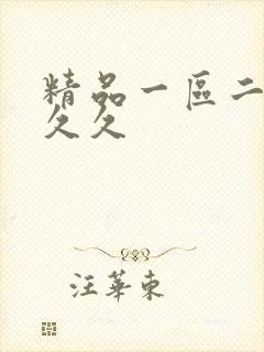 精品一区二区久久久