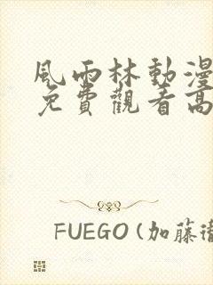 风雨林动漫全集免费观看高清