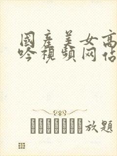 国产美女高潮呻吟视频网站