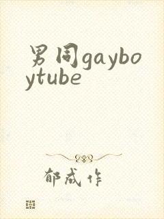 男同gayboytube