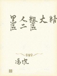 黑人粗大精品一区二区