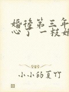 婚后第三年她变心了 一枝嫩柳 看全文
