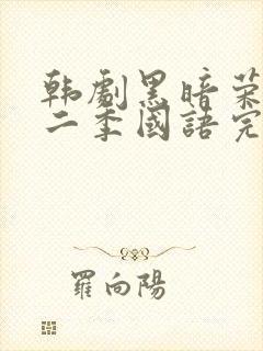 韩剧黑暗荣耀第二季国语完整版