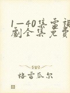 1—40集电视剧全集免费