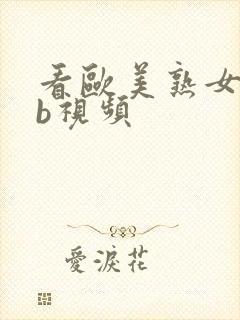 看欧美熟女操大b视频