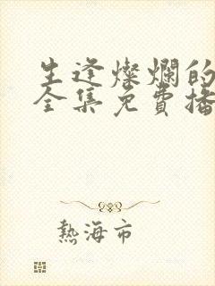 生逢灿烂的日子全集免费播放封面