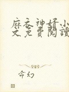 麻衣神婿小说全文免费阅读