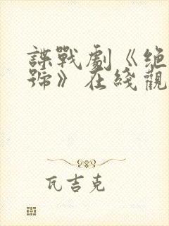 谍战剧《绝密暗号》在线观看