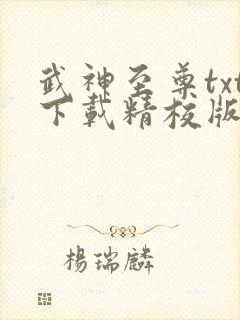 武神至尊txt下载精校版