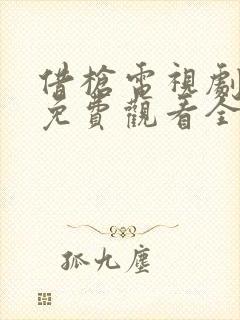 借枪电视剧高清免费观看全集