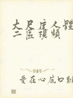 大尺度人体一区二区视频封面