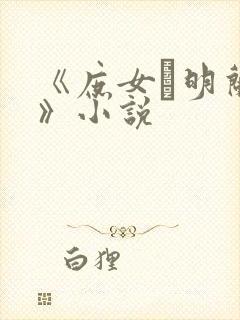 《庶女·明兰传》小说封面