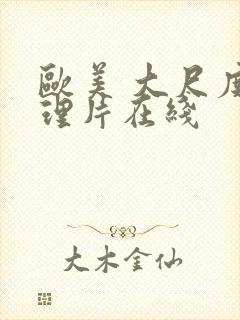 欧美 大尺度伦理片在线