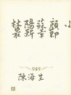 林阳苏颜 小说最新章节