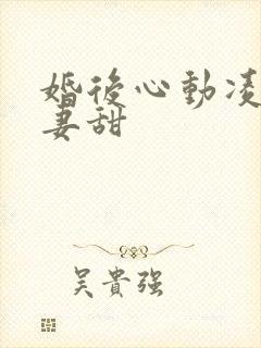 婚后心动凌总追妻甜