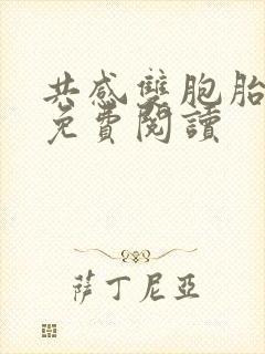 共感双胞胎小说免费阅读