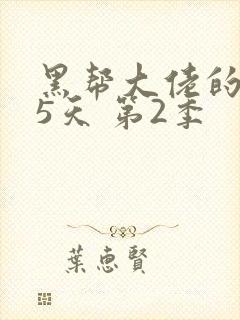 黑帮大佬的365天 第2季