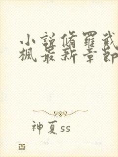 小说修罗武神楚枫最新章节阅续