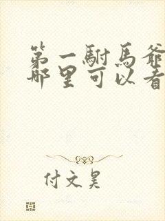 第一驸马爷短剧哪里可以看封面