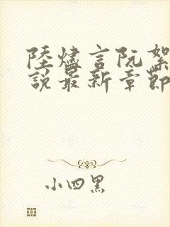 陆烬言阮絮晚小说最新章节免费阅读