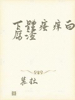 下体瘙痒白带豆腐渣封面