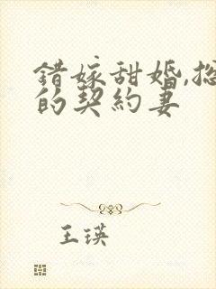 错嫁甜婚,总裁的契约妻