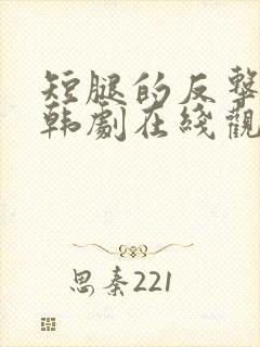 短腿的反击高清韩剧在线观看